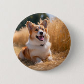ペットカスタムの写真 缶バッジ (正面)