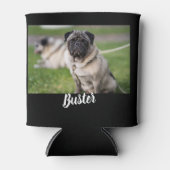 ペットカスタムの名前と写真を加えて 缶クーラー (正面)