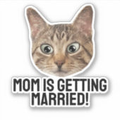 ペットカスタムステッカー猫顔シール シール (正面)