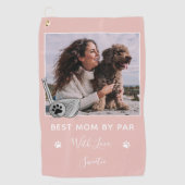 ペットカスタムフォトマ最高のマByパーゴルフタオル ゴルフタオル (正面)