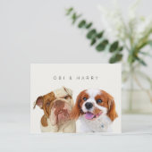 ペットカスタムポートレート ポストカード (スタンド正面)