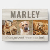 ペットカスタムメモリアル写真コラージュ フォトプラーク (正面)