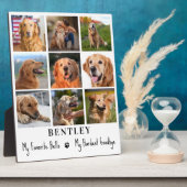 ペットカスタムメモリアル9フォトコラージキャットドッグ フォトプラーク (側面)