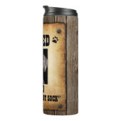 ペットカスタム写真指名手配ポスター タンブラー (回転右)