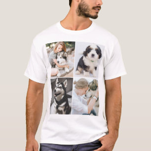 ペットカスタム写真x4 tシャツ