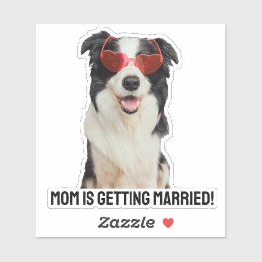 ペットカスタム愛犬または猫の発結婚表 シール (シート)