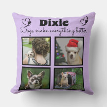 ペットカスタム犬の恋人4写真コラージュ