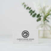 ペットカメラマン-ペット写真撮影 名刺 (スタンド正面)