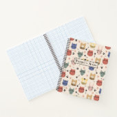 ペットカラフルペットパーソナライズされたノート ノートブック (内部)