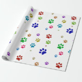 ペットカラフルポーズラッピング紙 ラッピングペーパー (アンロールド)