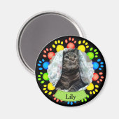 ペットカラフルポープリントカスタム マグネット (正面/裏面)