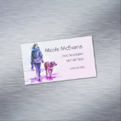 ペットカラフルモダンケアサービス マグネット名刺 (インサイチュ)