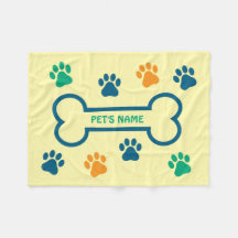 ペットカラフル毛布