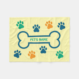 ペットカラフル毛布 フリースブランケット