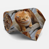ペットキャットドッグフォトパーソナライズカスタムされた写真写真 ネクタイ (ロール)