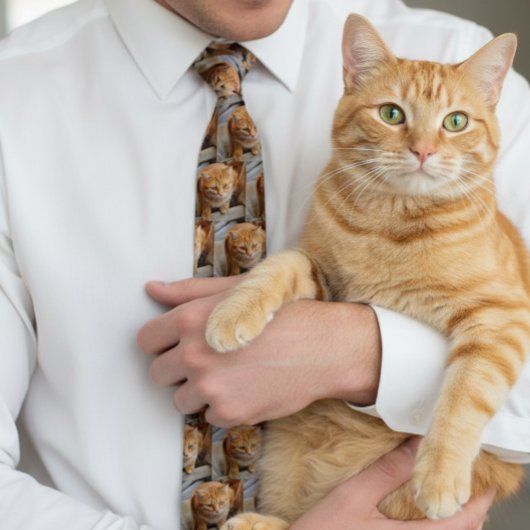 ペットキャットドッグフォトパーソナライズカスタムされた写真写真 ネクタイ