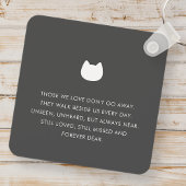 ペットキャットメモリアルモダン引用文シンプルシック写真 キーホルダー