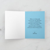 ペットキャットレインボーフォト悔やみや弔慰 カード (内部)