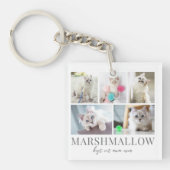 ペットキャッパーソナライズされたト写真のキープサケ キーホルダー (正面)