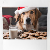 ペットクッキー付きクリスマスカーフレンドリードレシピ 三つ折りクリスマスカード (内部最初)