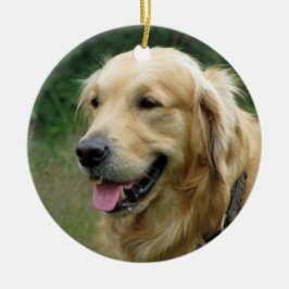 ペットクリスマスの写真の現在の記念品 セラミックオーナメント