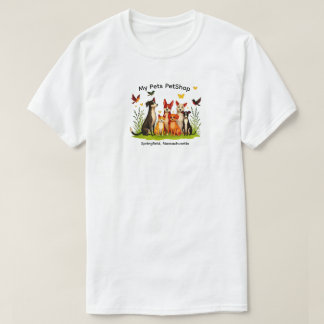 ペットグッズ ユニセックスTシャツ Tシャツ