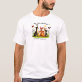 ペットグッズ ユニセックスTシャツ Tシャツ (正面)