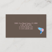 ペットグルーミングおよび浸ること 名刺 (裏面)