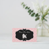 ペットグルーミングのサロンの名刺 名刺 (スタンド正面)