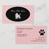 ペットグルーミングのサロンの名刺 名刺 (正面/裏面)