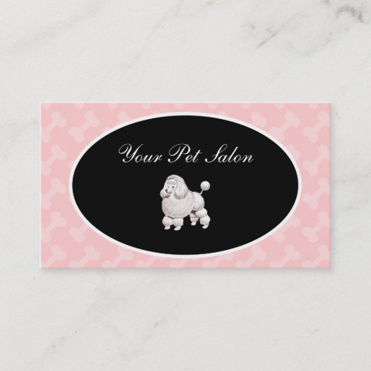 ペットグルーミングのサロンの名刺 名刺 (正面)
