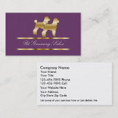 ペットグルーミングの名刺 名刺 (正面/裏面)