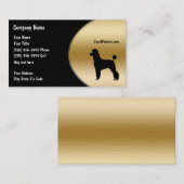 ペットグルーミングの名刺 名刺 (正面/裏面)