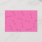 ペットグルーミングカッコいいトレンディー名刺 名刺 (裏面)