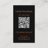 ペットグルーミングサロンブティックベルギーシープポートレート 名刺 (裏面)