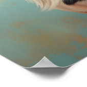 ペットグルーミングサロンブティック中国のクレストポートレート ポスター (角)