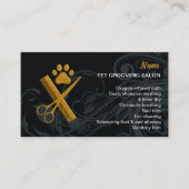 ペットグルーミングサロン名刺 名刺 (正面)