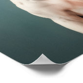 ペットグルーミングサロン(犬)スタッフォードテリアポートレート ポスター (角)