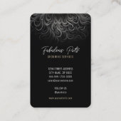 ペットグルーミングサービスペットシッター 名刺 (裏面)