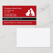 ペットグルーミングサービス名刺 名刺 (正面/裏面)