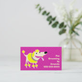 ペットグルーミングサービス 名刺 (スタンド正面)