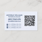 ペットグルーミングサービス 名刺 (裏面)