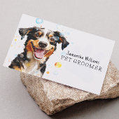 ペットグルーミングサービスQRコード 名刺