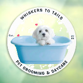 ペットグルーミングショップの大型カスタマイズビジネス ウィンドウサイン (シート3)