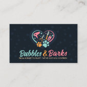 ペットグルーミングスタジオ – トリマーサービス 名刺 (正面)