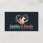 ペットグルーミングスタジオ – トリマーサービス 名刺 (正面)