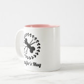 ペットグルーミングドッグトリマー贈答品 ツートーンマグカップ (正面左)