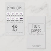 ペットグルーミングドッグポーロイヤリティ 名刺 (正面/裏面)