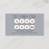 ペットグルーミングドッグポーロイヤリティ 名刺 (正面)