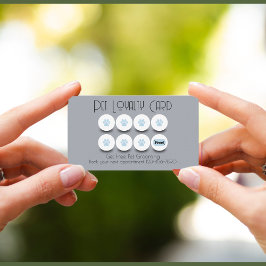 ペットグルーミングドッグポーロイヤリティ 名刺